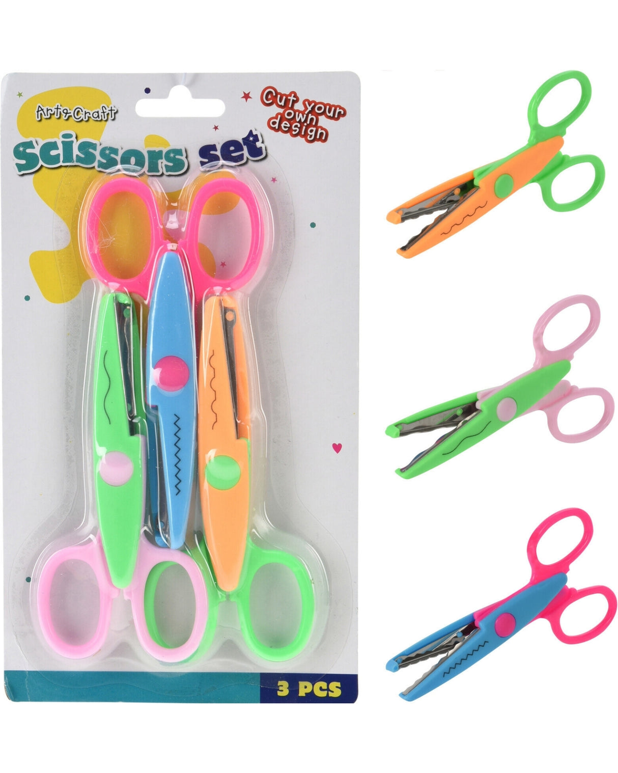 Scissors for children 3 pieces