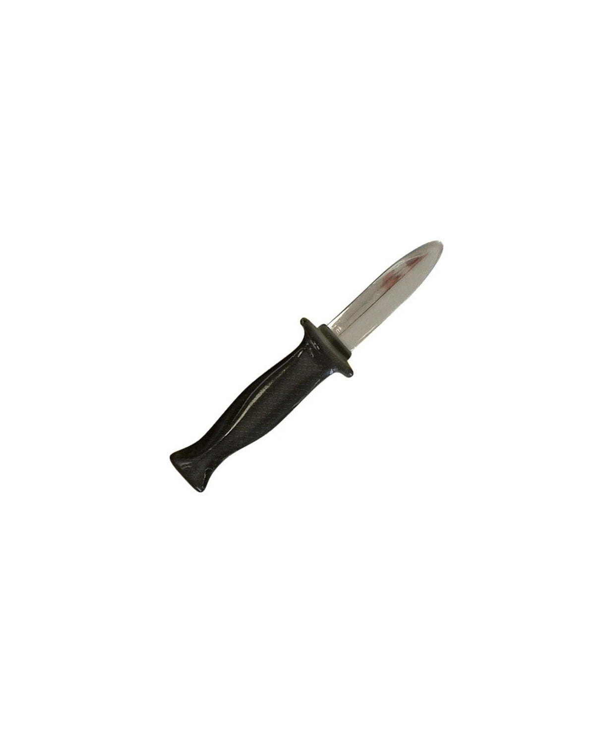 Kniv i plast med blad der kan skubbes tilbage - 18 cm