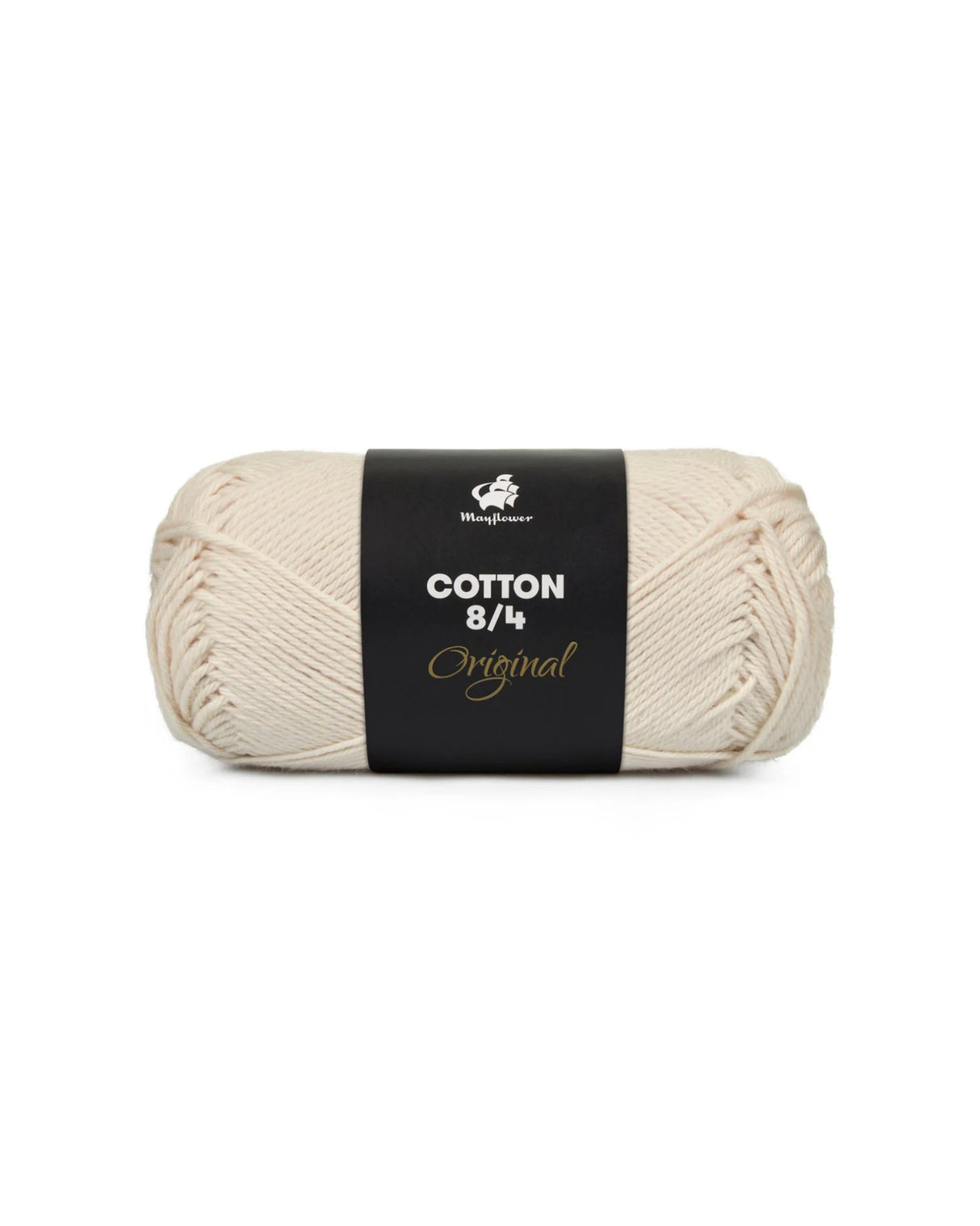 Bomuld garn 8/4 50g - Fra Mayflower - Fv. 1401 Råhvid