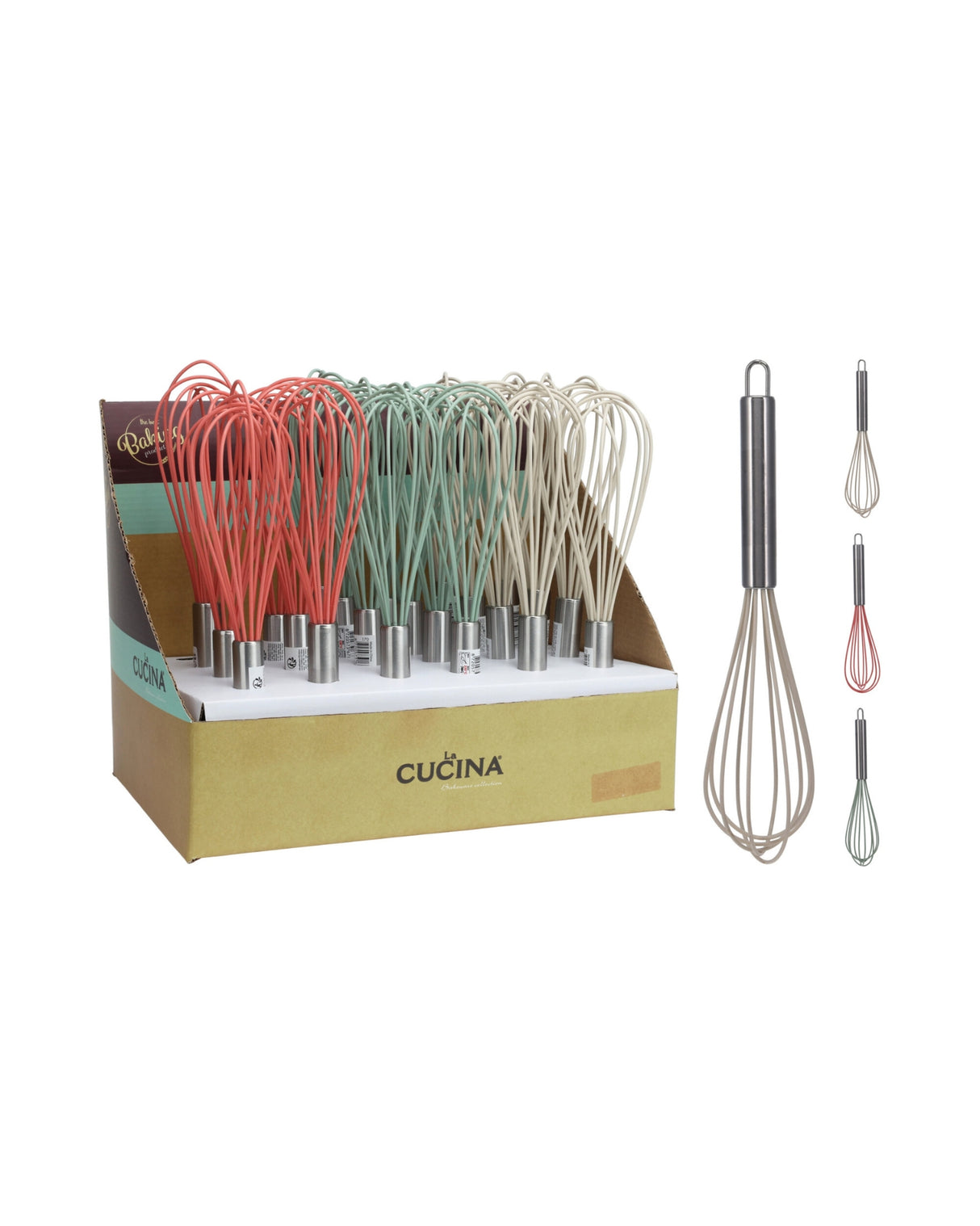 Piskeris 26 cm – silikone & rustfrit stål