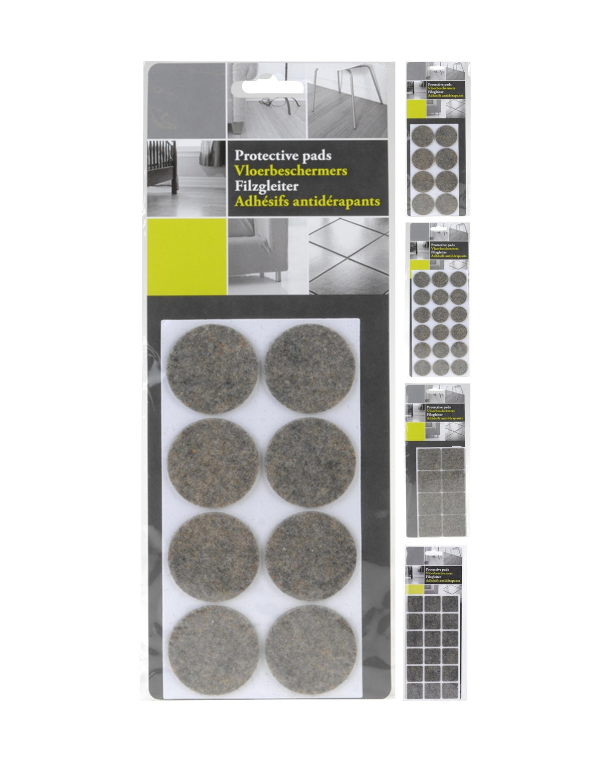 Filtpuder – 7 assorterede modeller