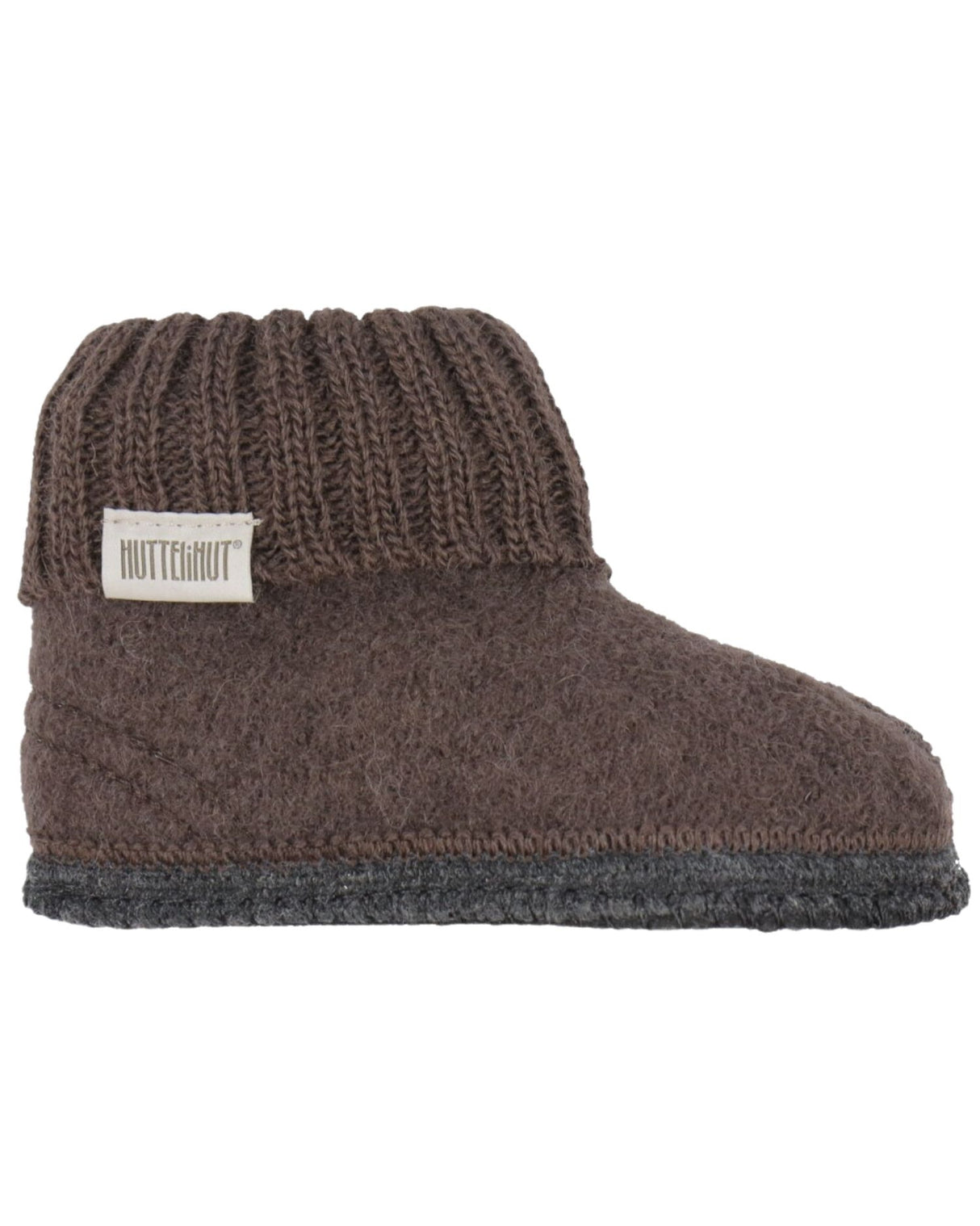 Brun Huttelihut uld sutsko - Coffee Bean - 480531-2124