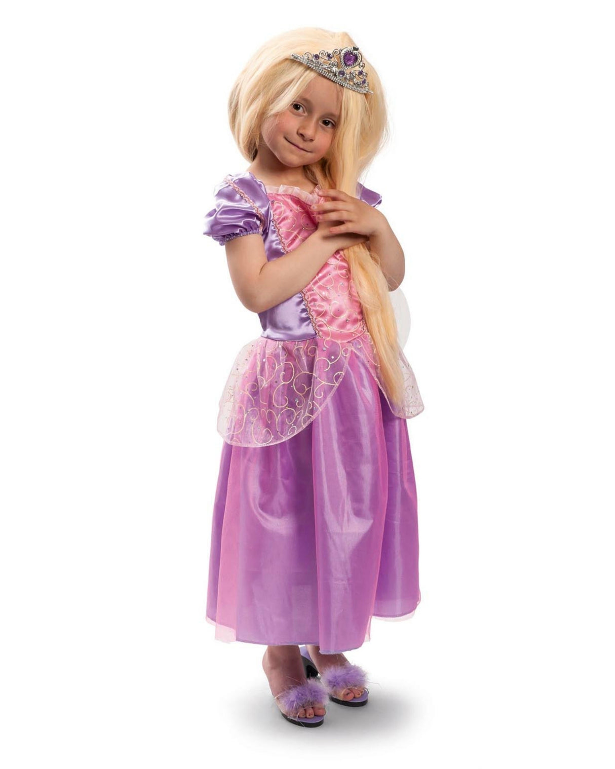 Rapunzel Princess STR. 4-7 YEARS - Purple