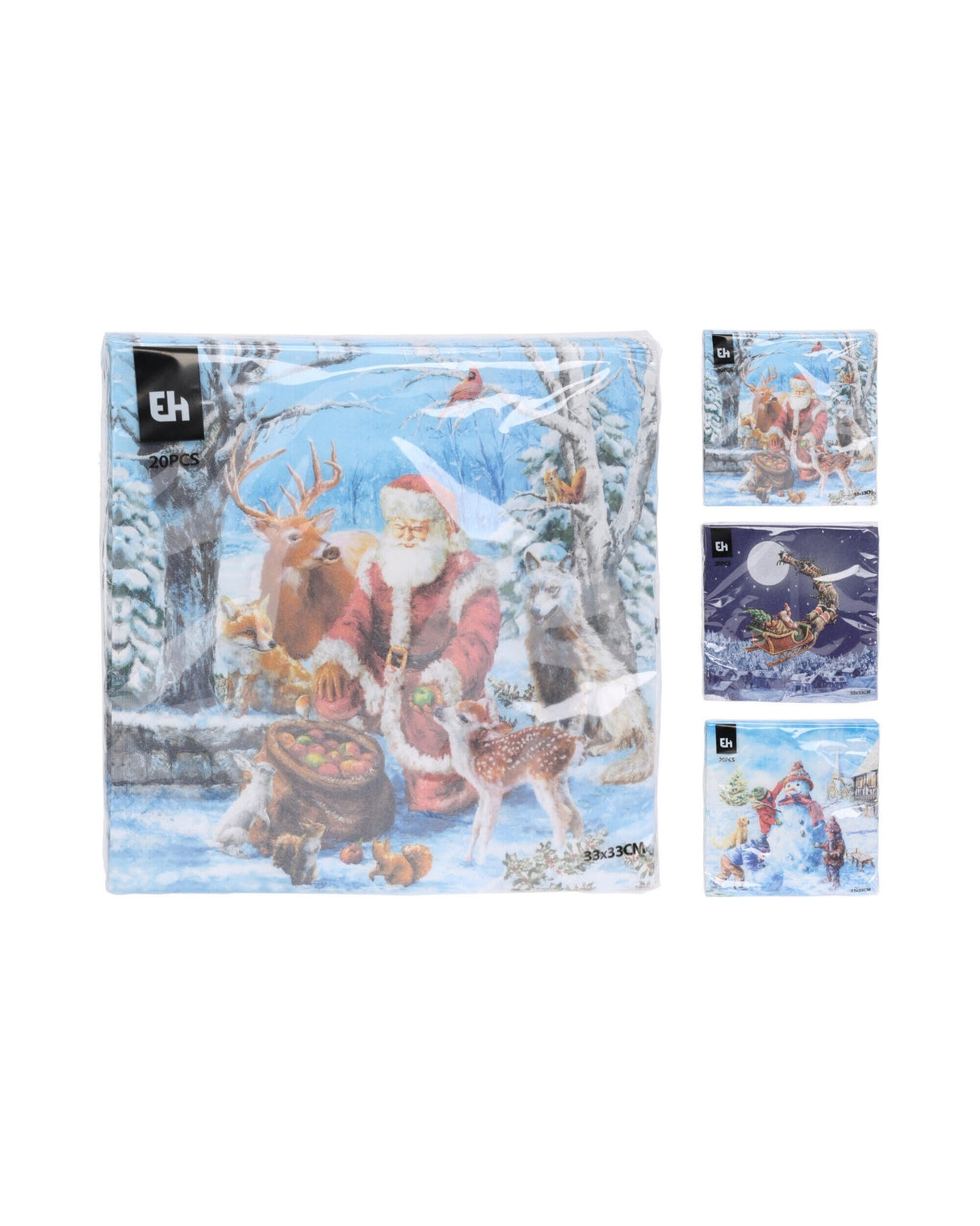 Servietter 33x33cm 20stk