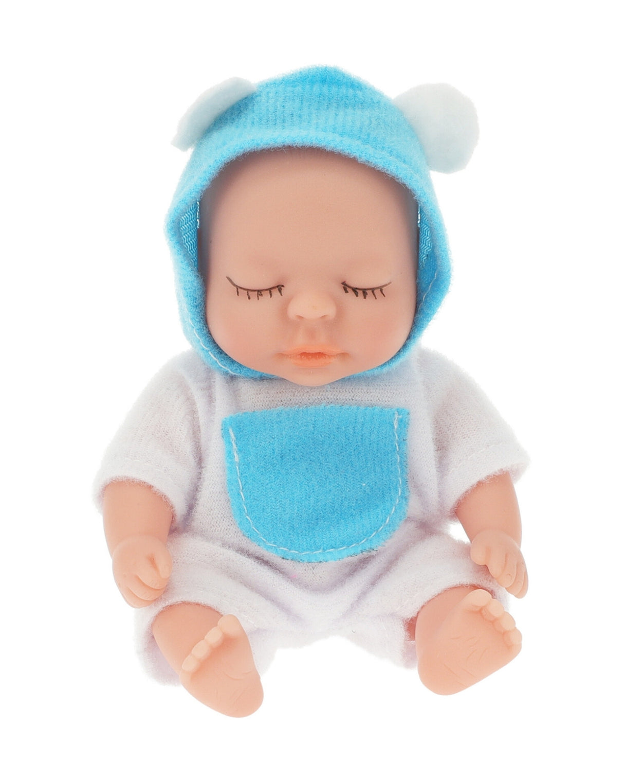 Dukke 10 cm med tøj