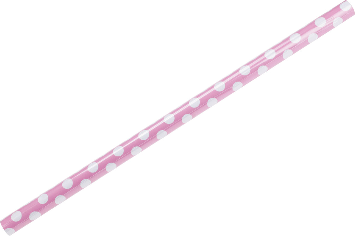 Gift Wrap 70x400cm 1 roll - Dots Pink or Light Blue