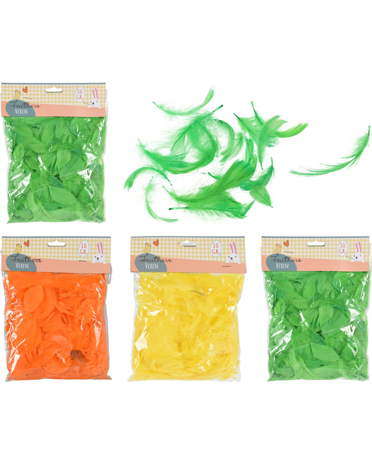 Fjer til hobby 10 gram 1 pose