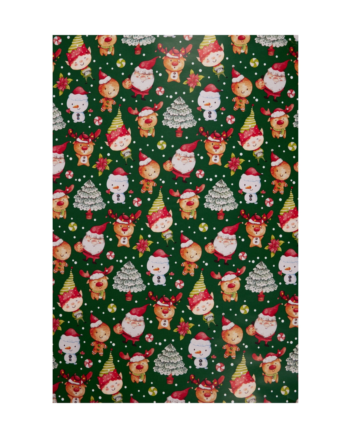 Gavepapir 100x500 cm - Julemotiv