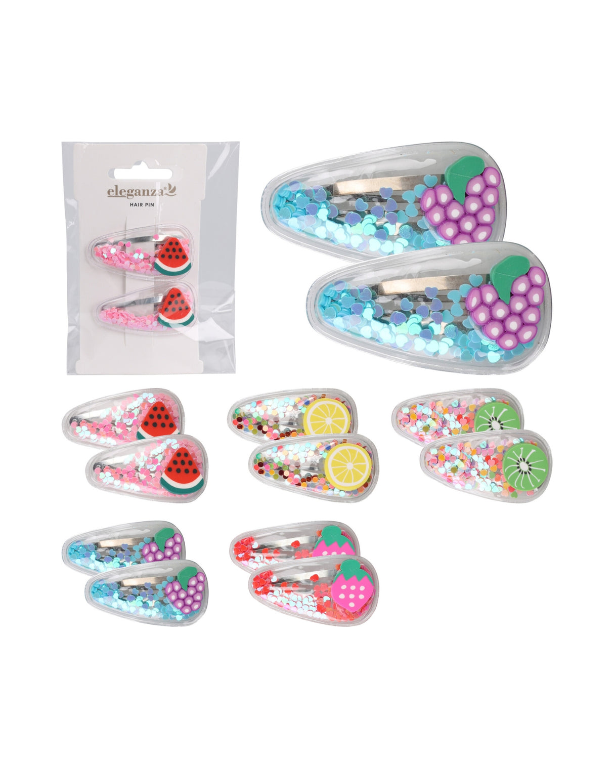 Hårklips – 2 stk., 55 mm