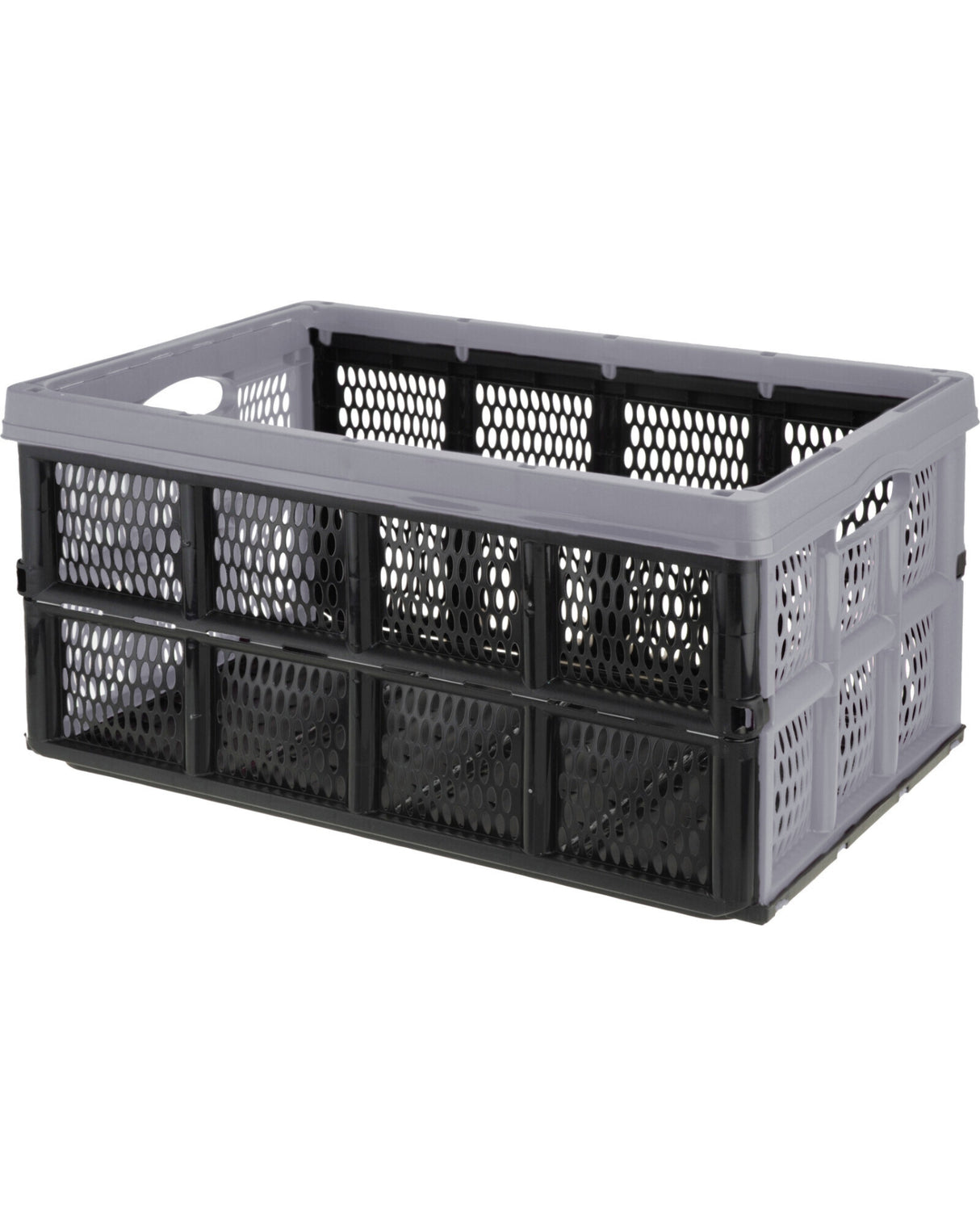 Foldekasse i grå 32 liter