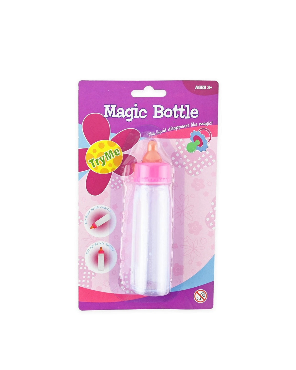 Sutteflaske med mælk 13 cm