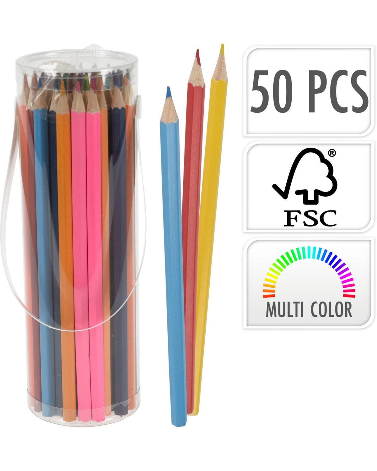 Colored pencils 50 pcs