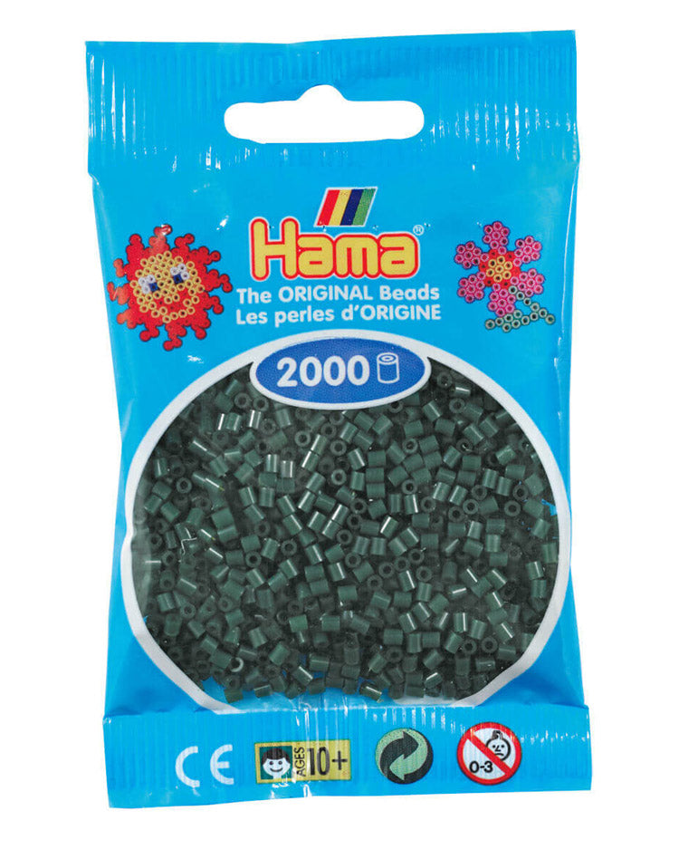 Hama mini beads Dark Green 501-28