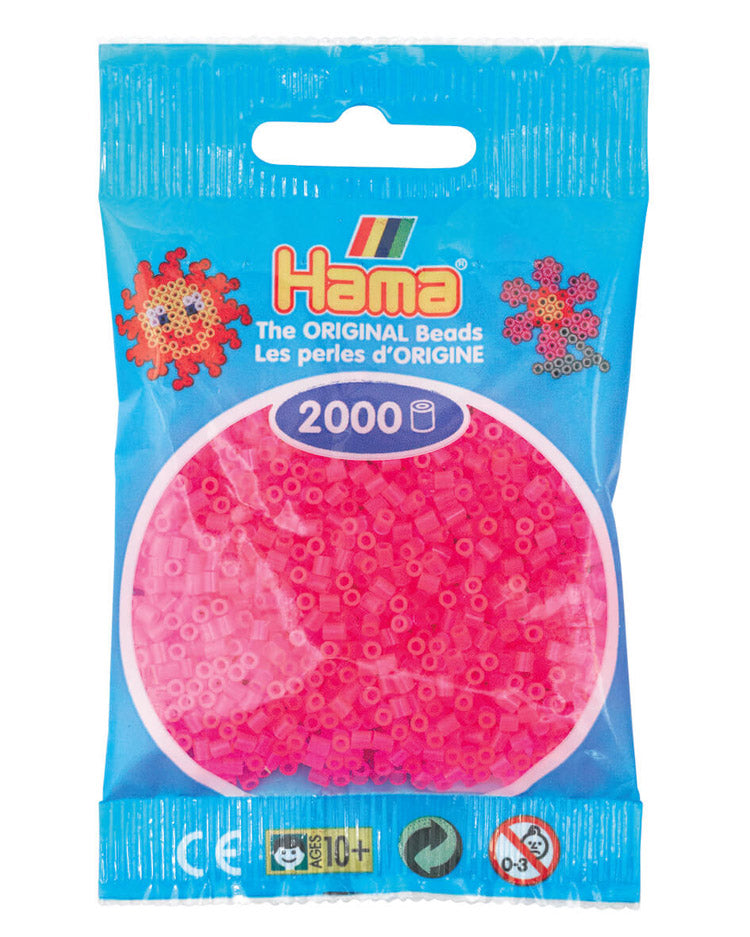 Hama mini perler Neon fuchsia 501-32