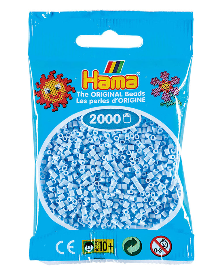 Hama mini beads Pastel ice blue 501-97