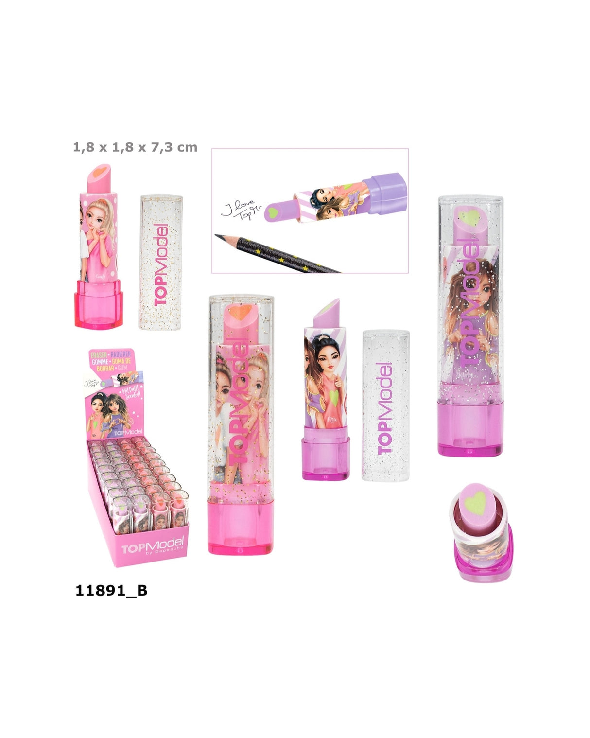 TOPModel Læbestift-Viskepen