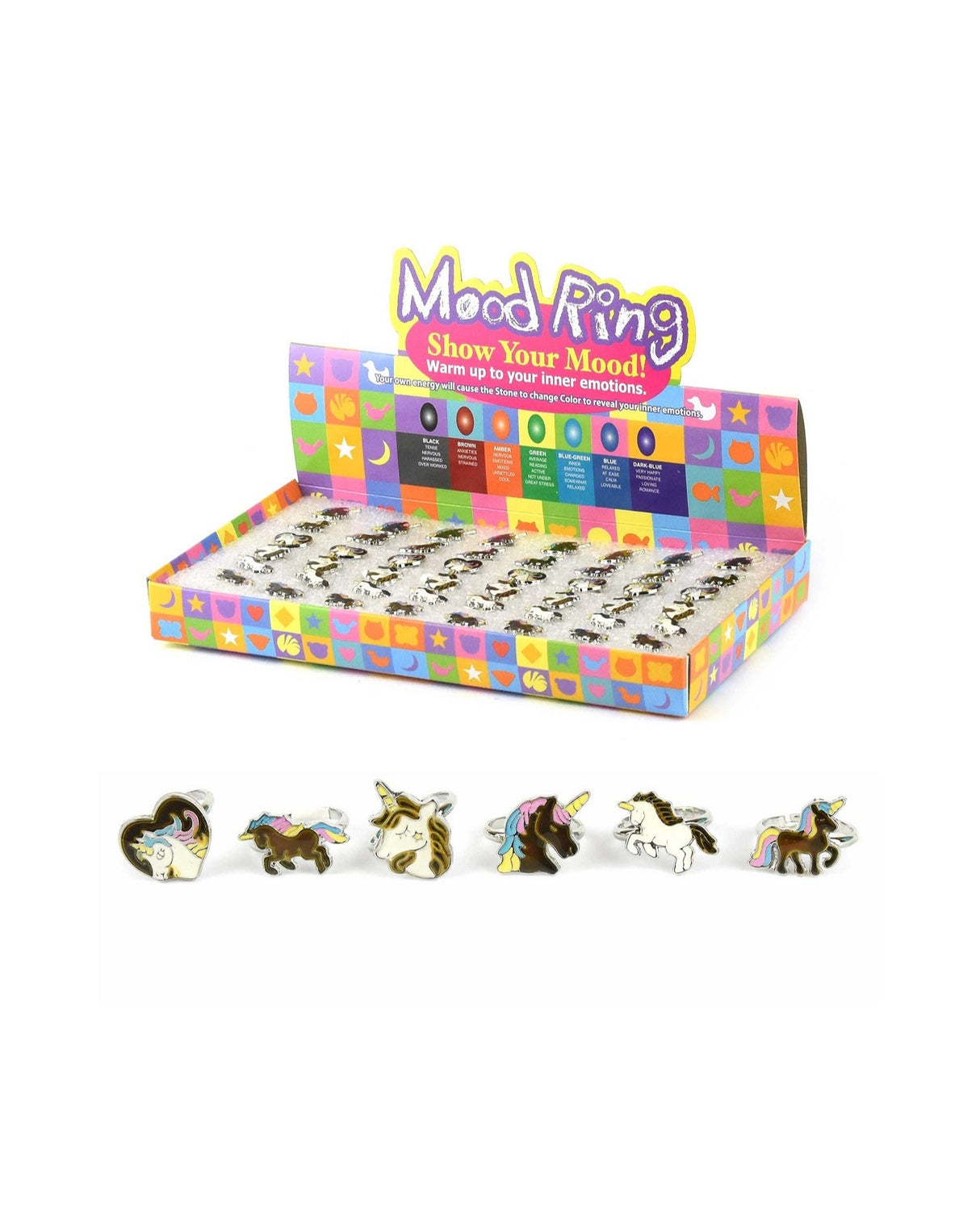 Fingerring der skifter vare - Med Enhjørning