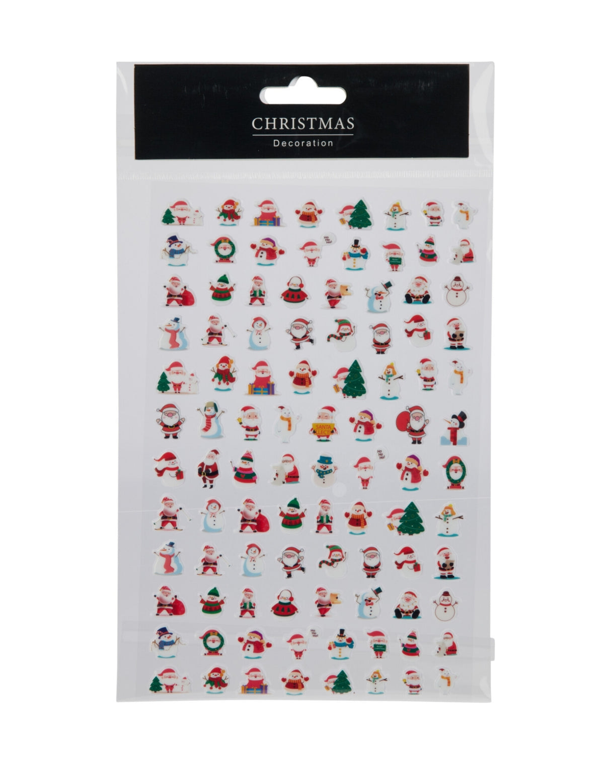 Stickers 3D med julemotiver