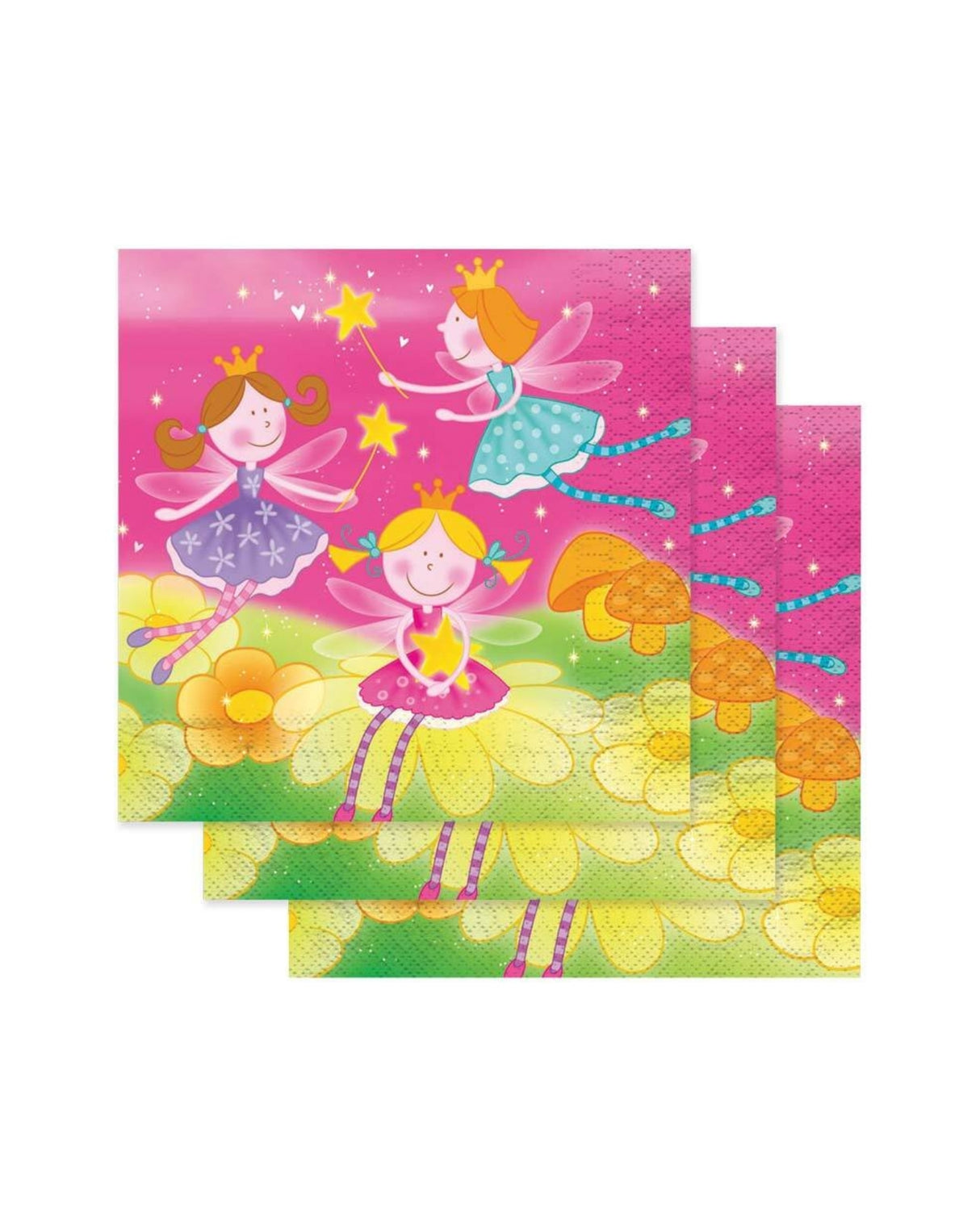 Servietter med Pink Fe 30cm - 12 stk