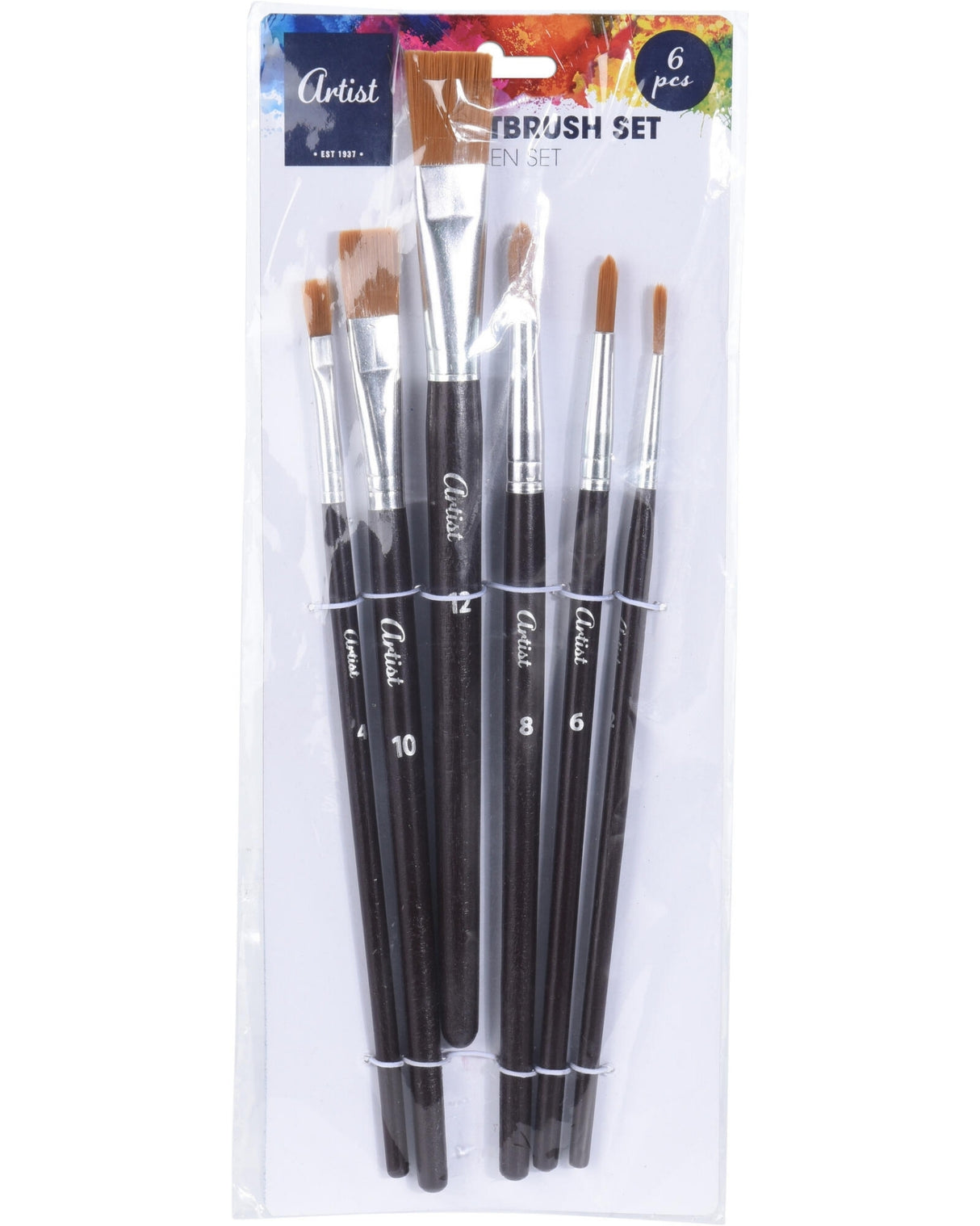Penselsæt 6 dele