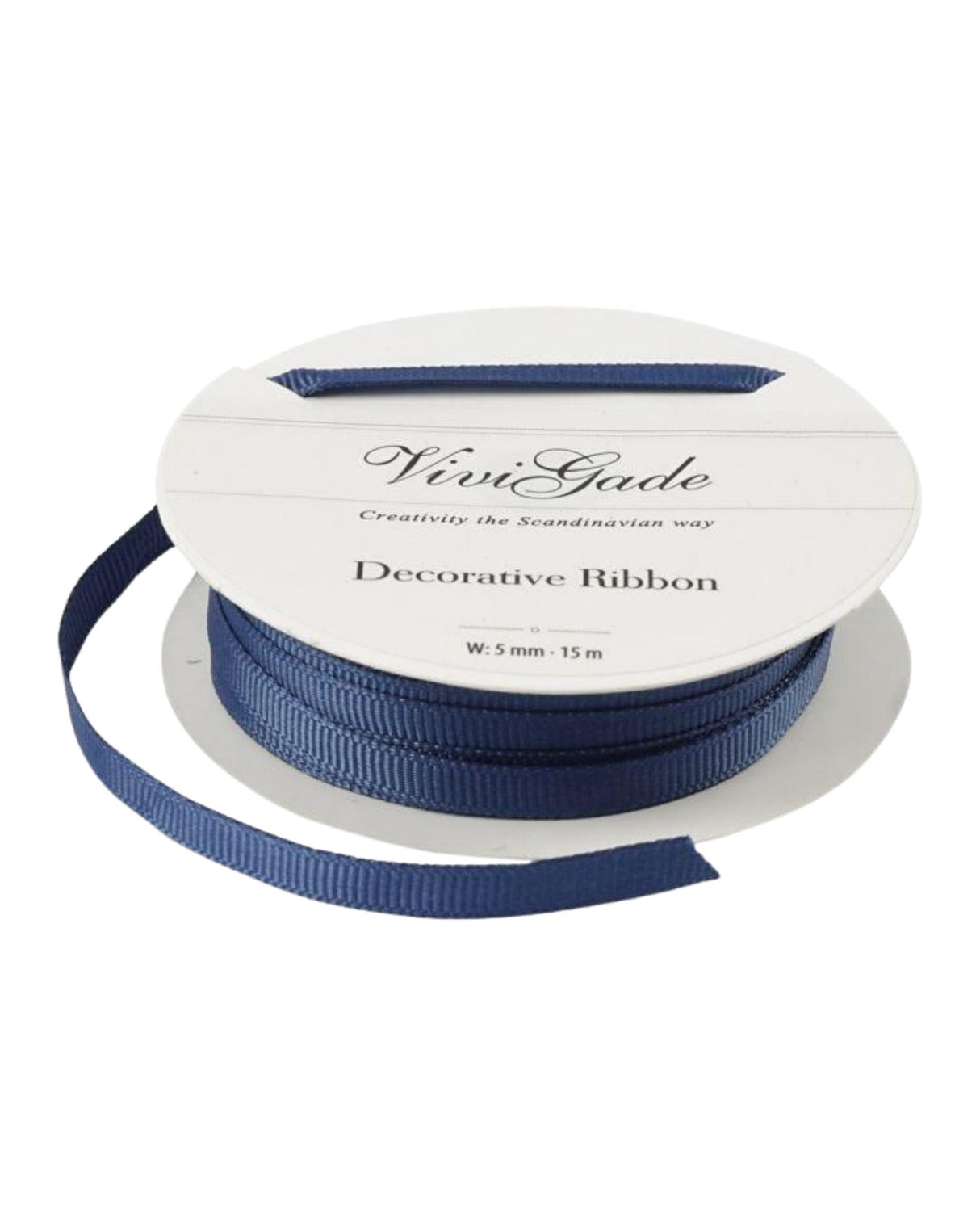 Grosgrainbånd, B: 6 mm, blå, 15 m/ 1 rl.