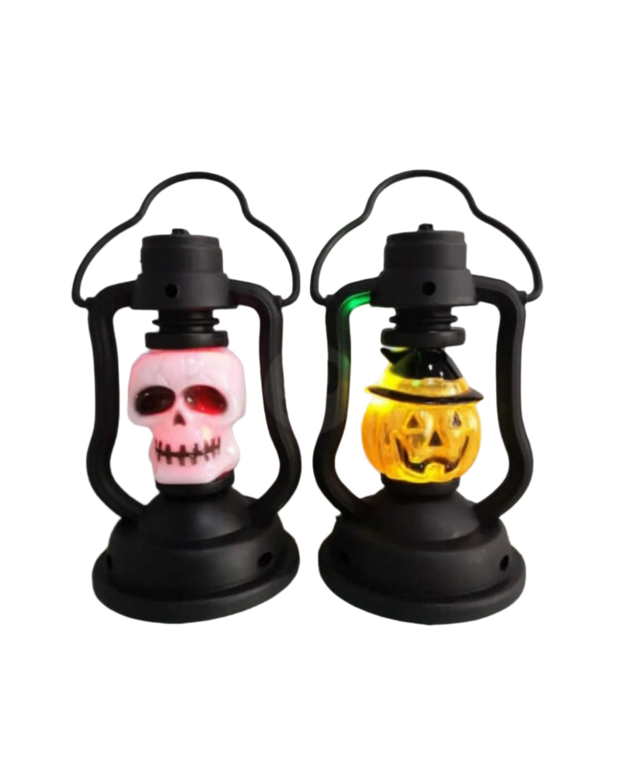 Lanterne med LED 1stk - Halloween