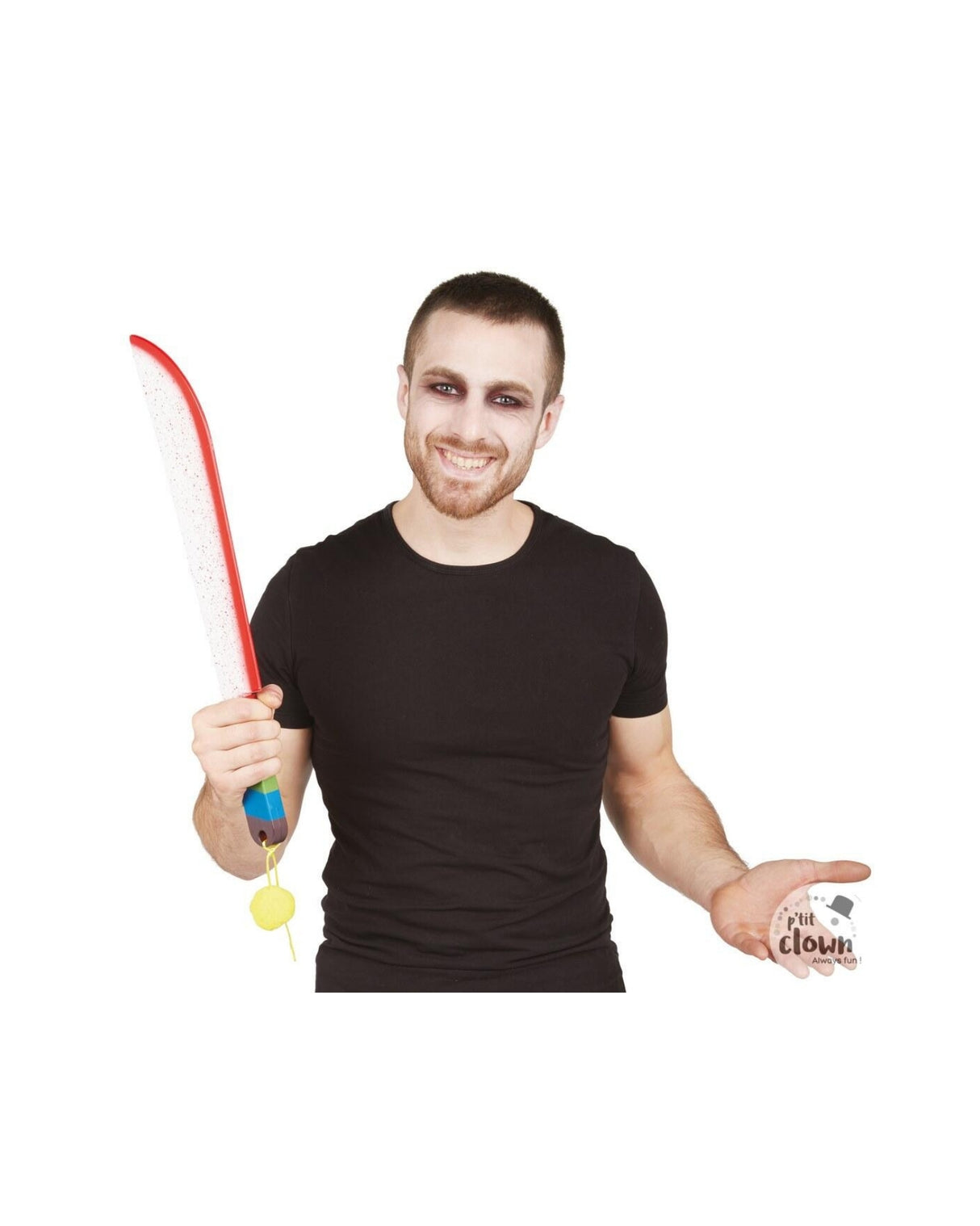 Blodig klovn machete - 55 cm