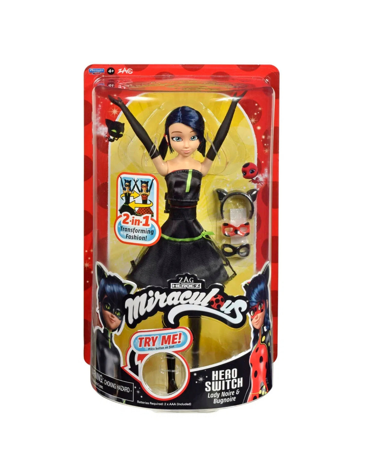 Miraculous Fashion Hero Switch Doll 26 cm