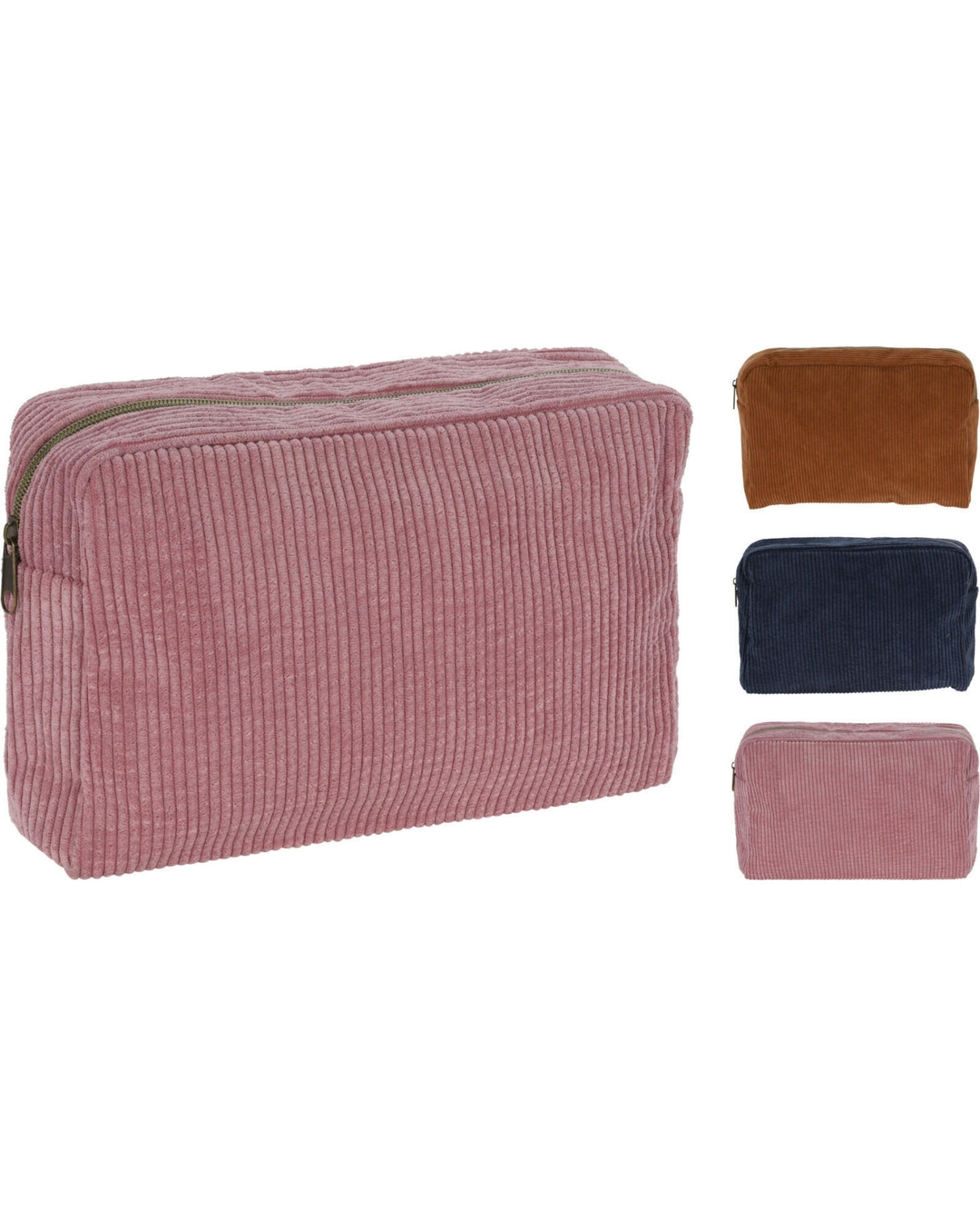 Toilettaske i fløjel 18x27x8cm