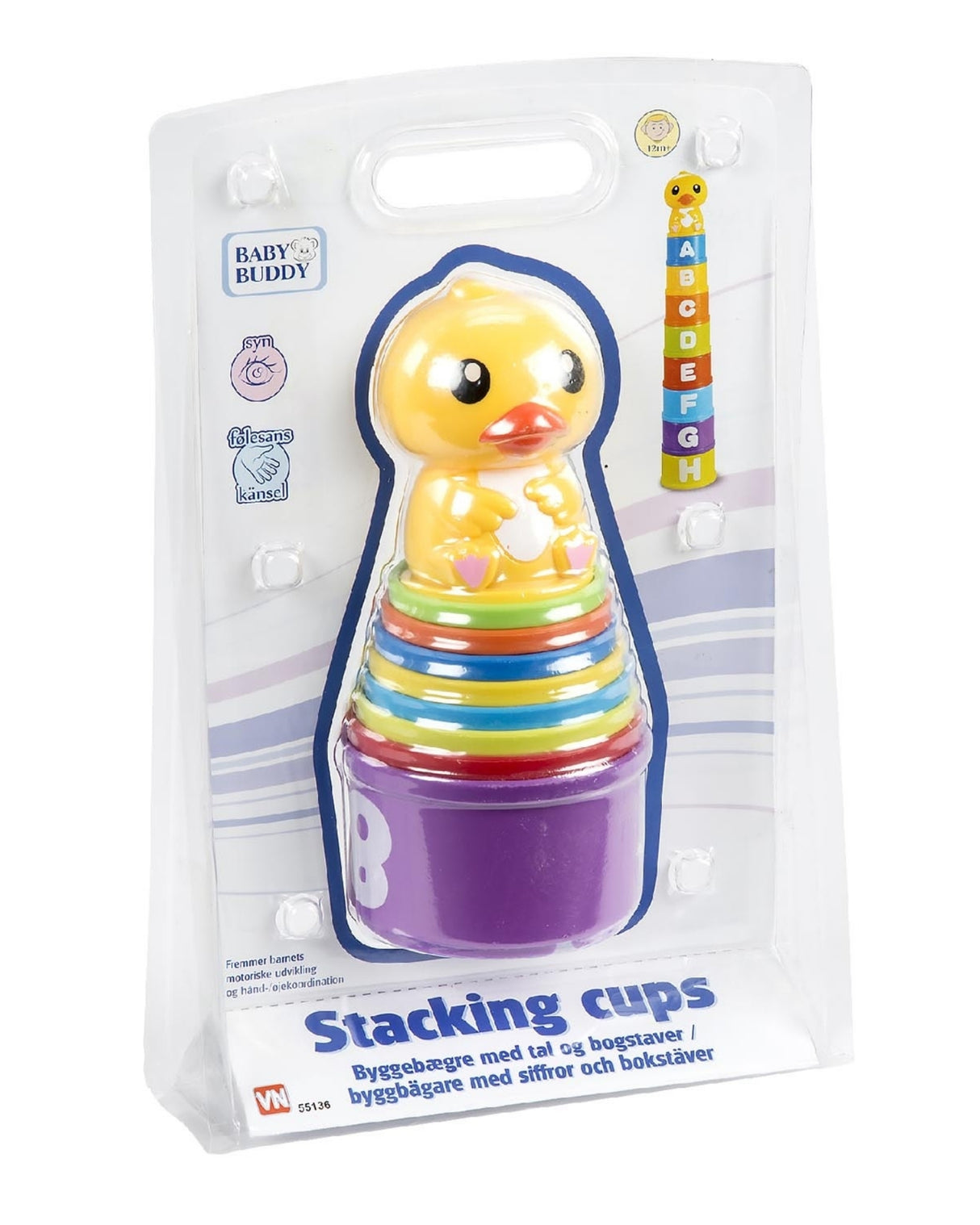 Construction cups with numbers
