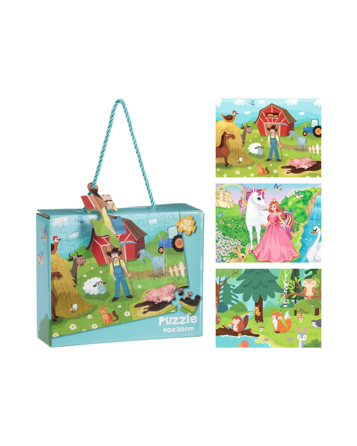 Puslespil 45 brikker