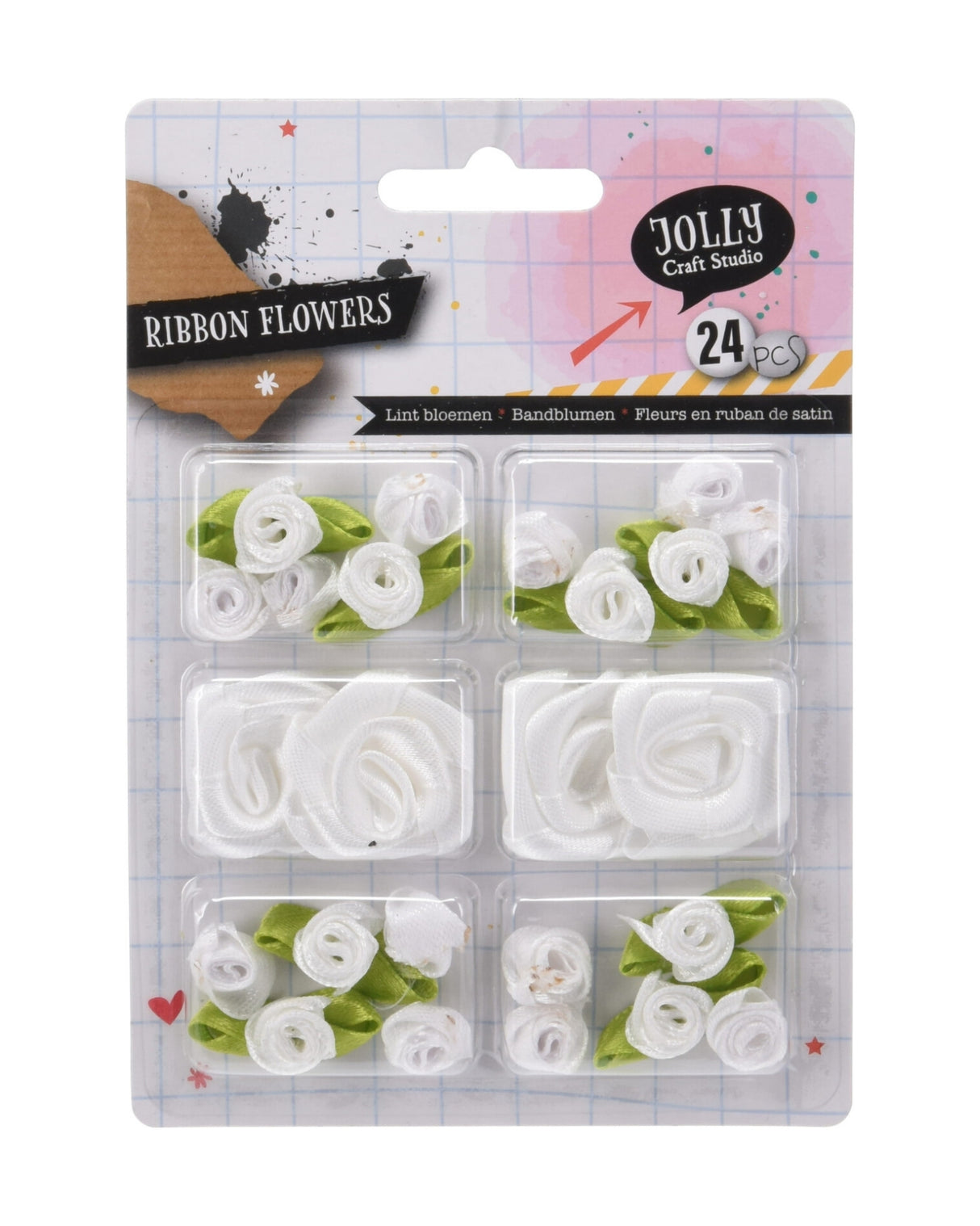 Blomster af fløjlsbånd