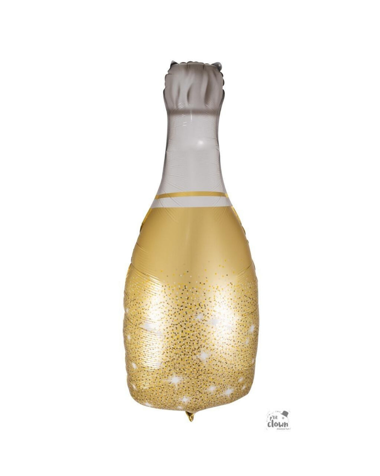 Foil balloon as champagne bottle 31x76cm