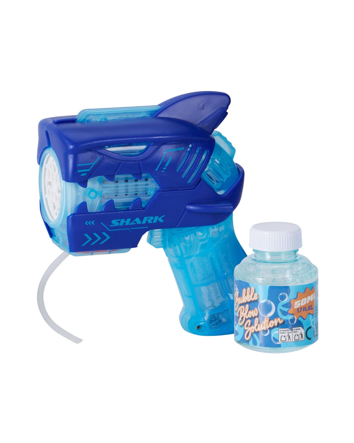 Boblepistol med lys – batteridrevet