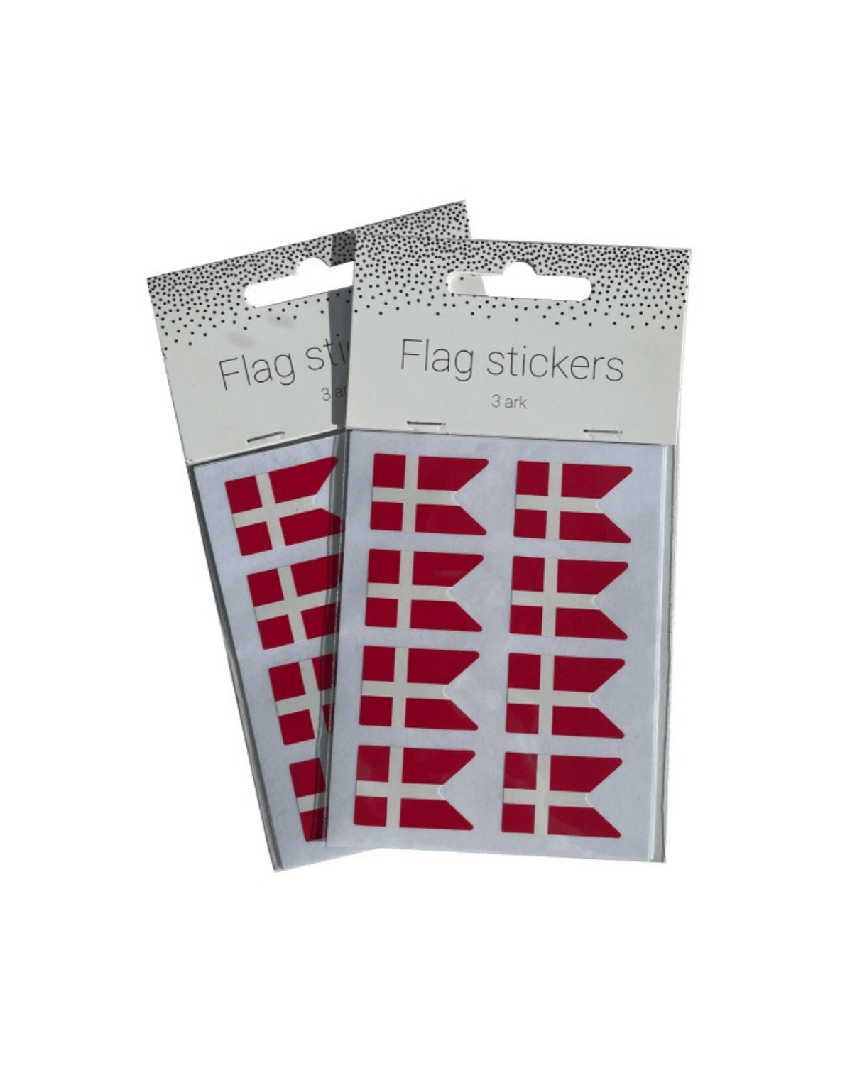 Wafers/Stickers with flags, 3 sheets - 24 pcs