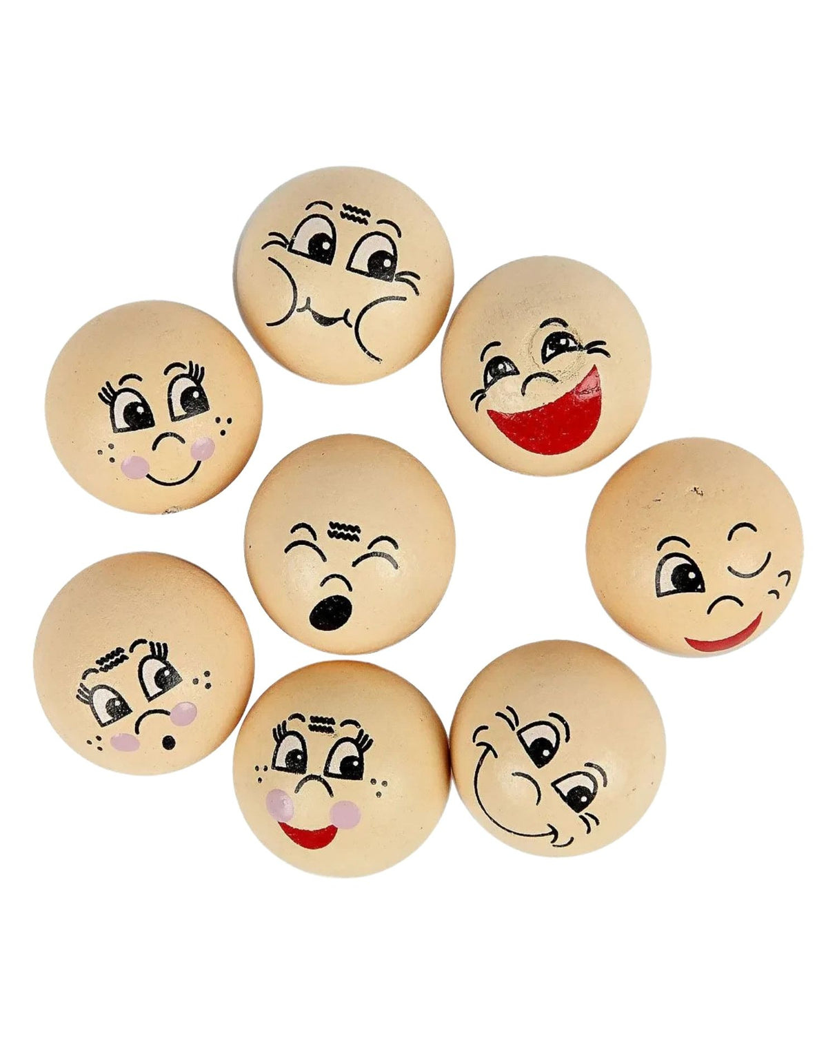 Hoveder 1 Pk., 16 Stk., Diam. 20 mm, Lys Pudder