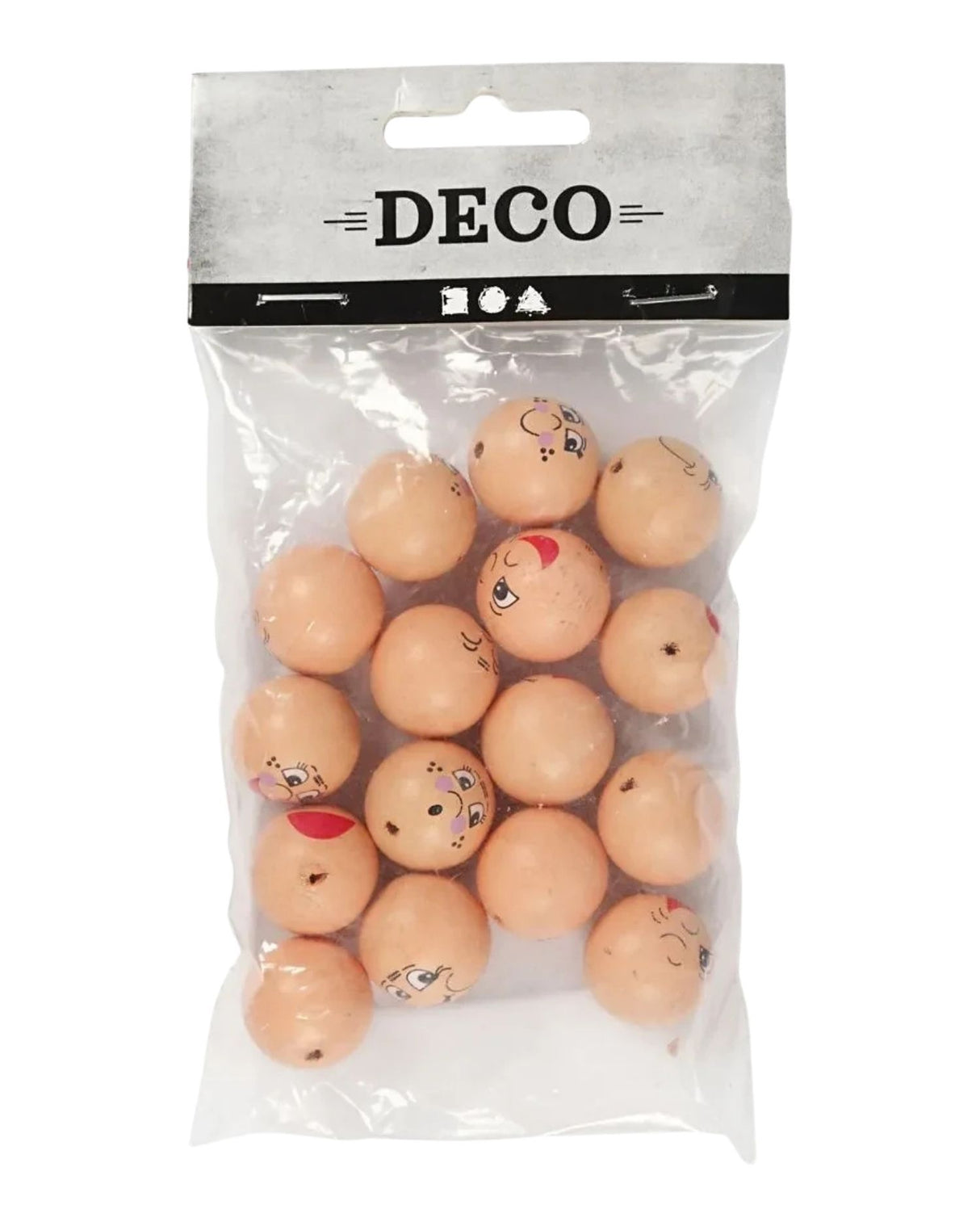 Hoveder 1 Pk., 16 Stk., Diam. 20 mm, Lys Pudder