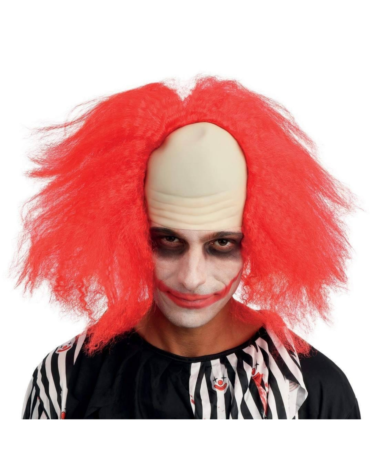 Klovne paryk Rød - Voksen