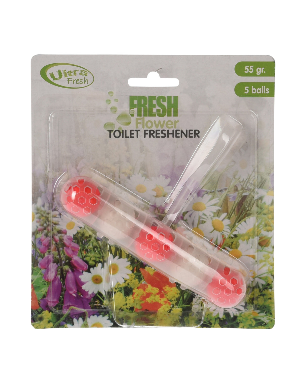 Toilet frisker med 5 kugler