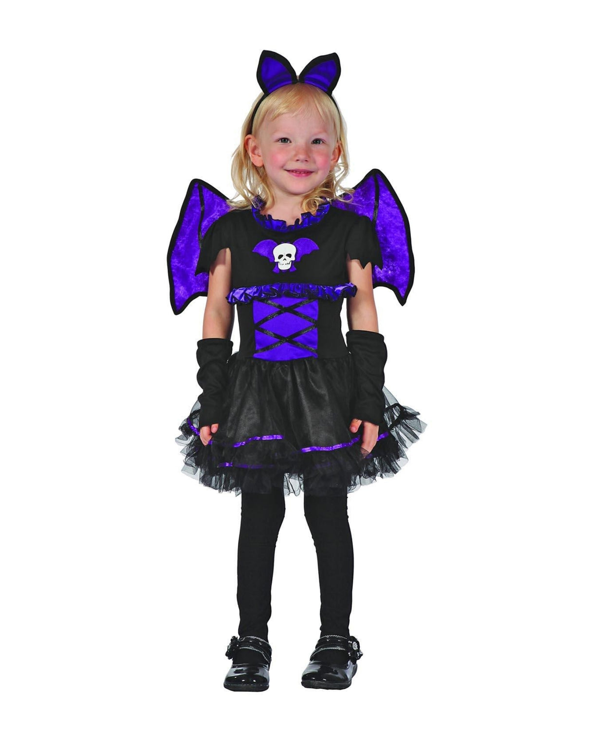 Flagermus kjole str 104 cm