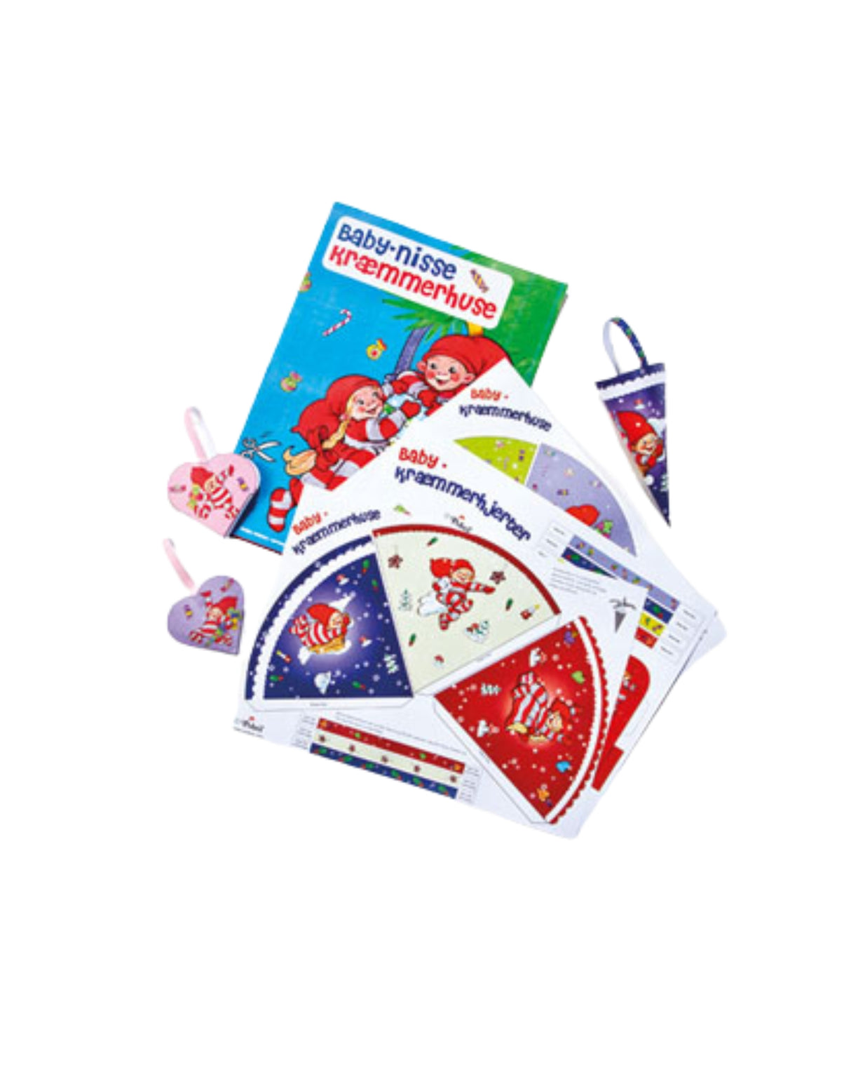 Kræmmerhus-ark, med Pobra babynisser – 35X25CM 4 ark