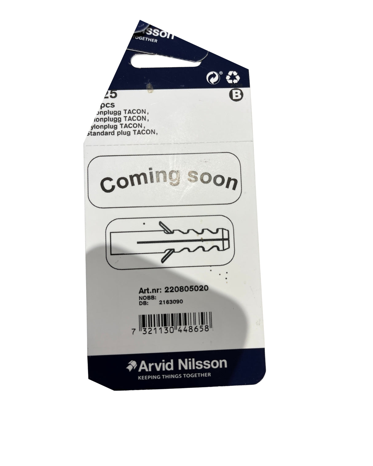 Plug tacon 5X25 nylon 20 Stk