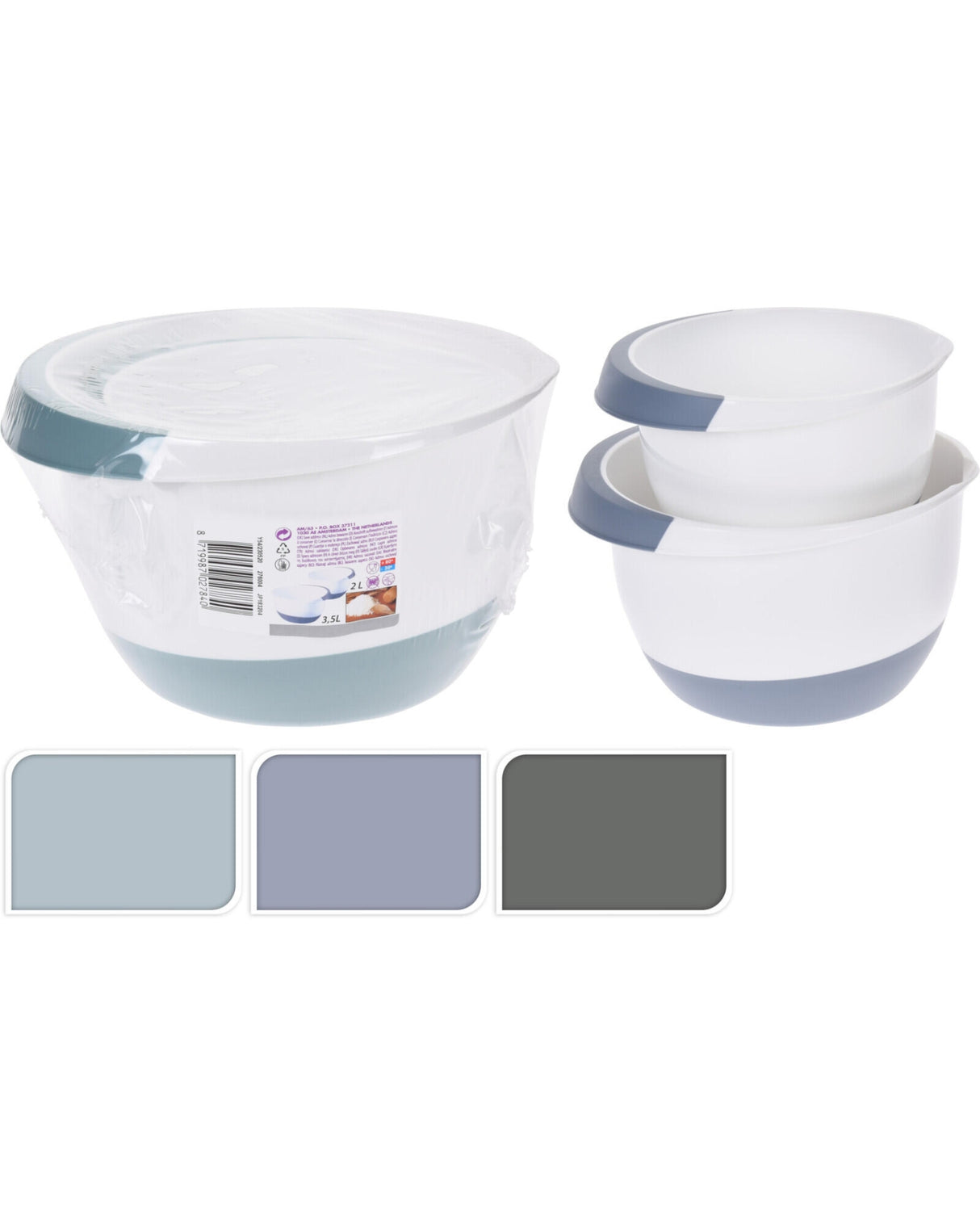 Røre skåle i plast 2 stk