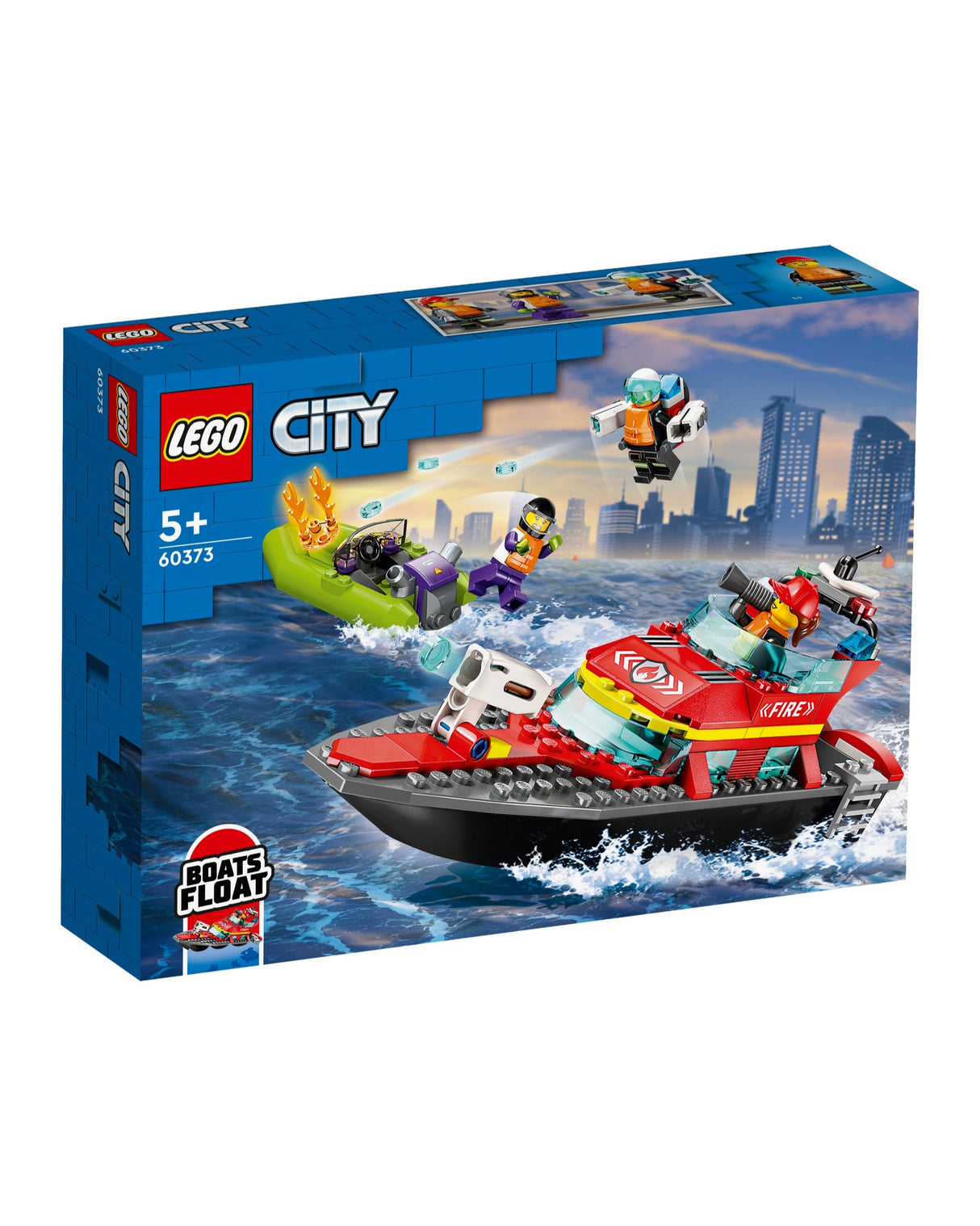 LEGO 60373 Brandvæsnets redningsbåd - LEGO City