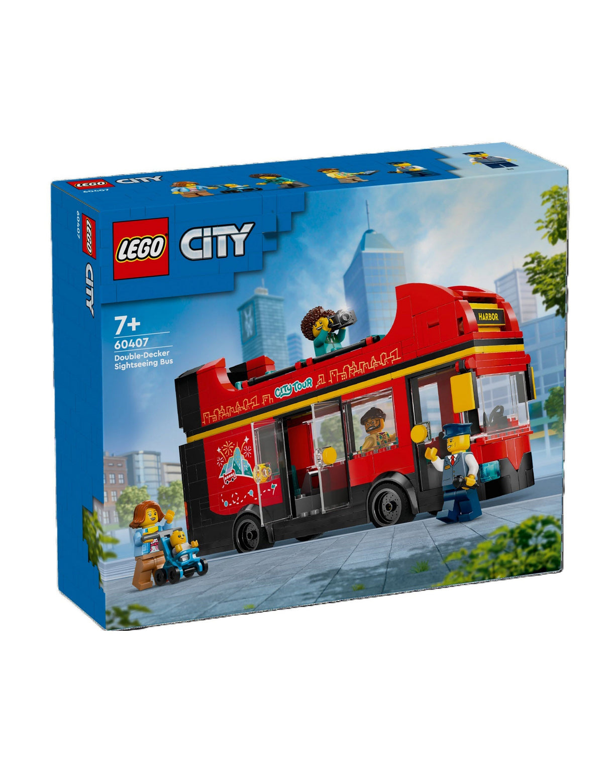 LEGO 60407 Rød dobbeltdækker-turistbus - LEGO City