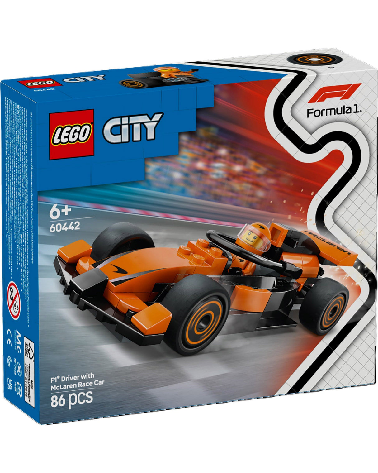 LEGO 60442 F1®-kører med McLaren-racerbil - LEGO City