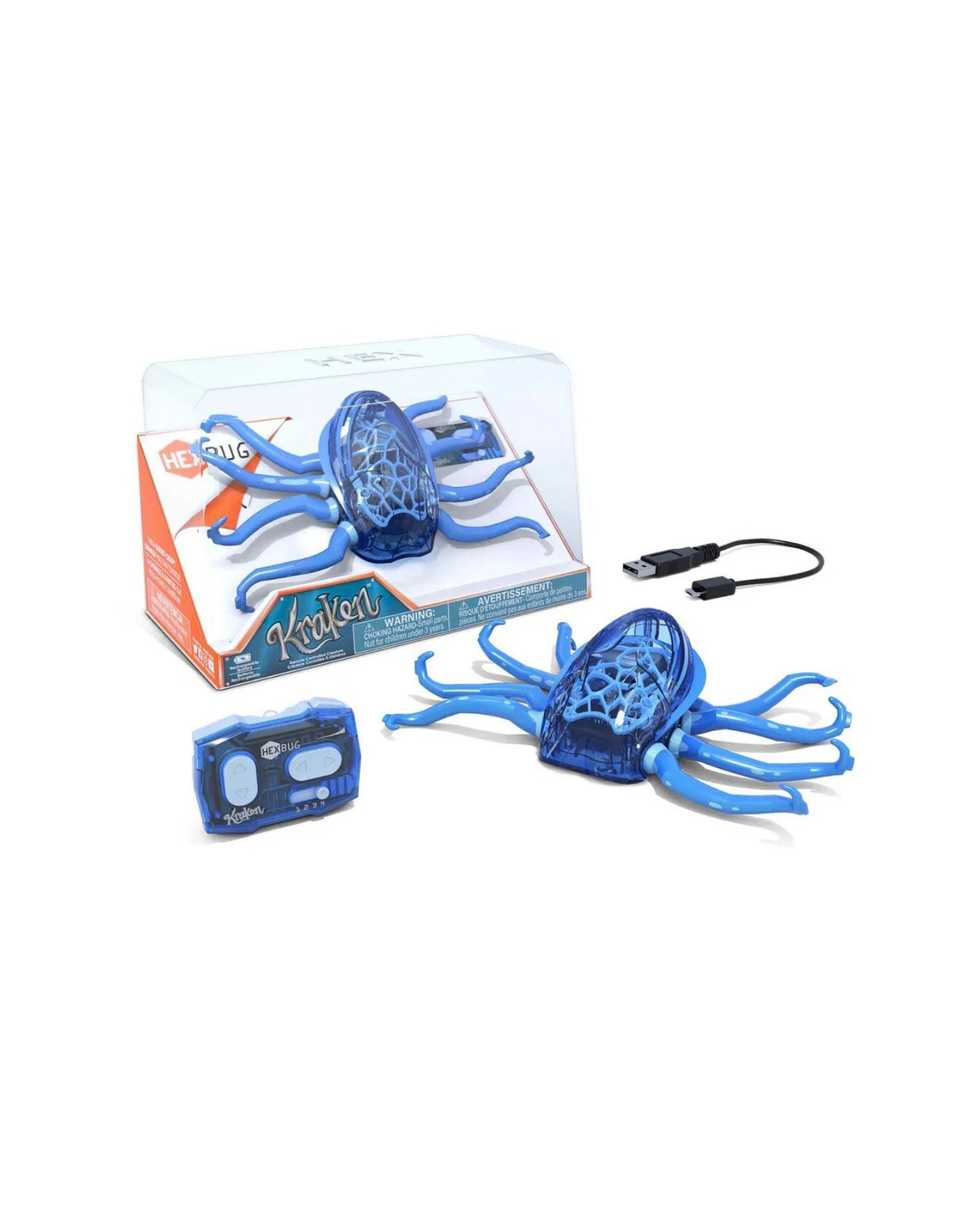 Hex Bots RC Kraken. Blå