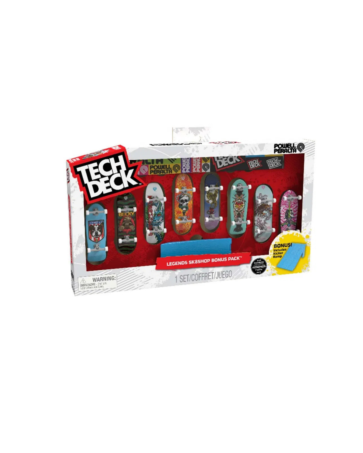 Tech Deck 8 Pack Multipack - Retro Neon
