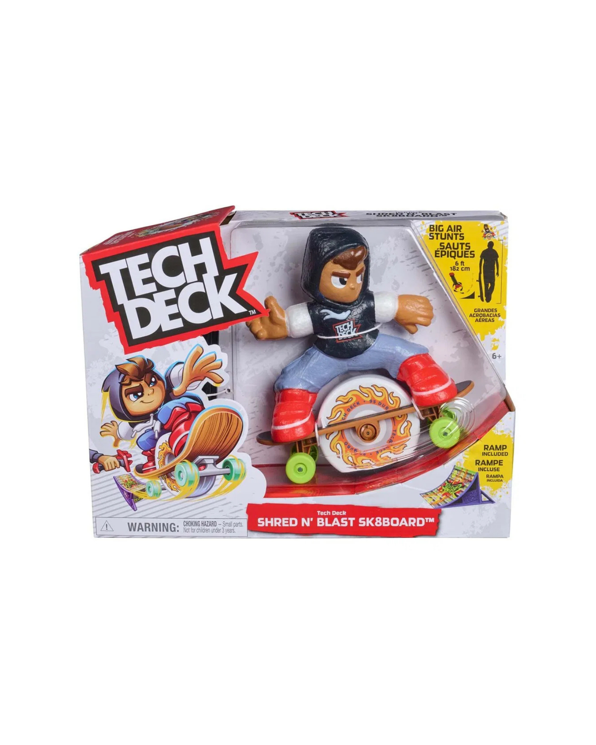 Tech Deck Ted Shred N' Blast Skatebord Flywheel