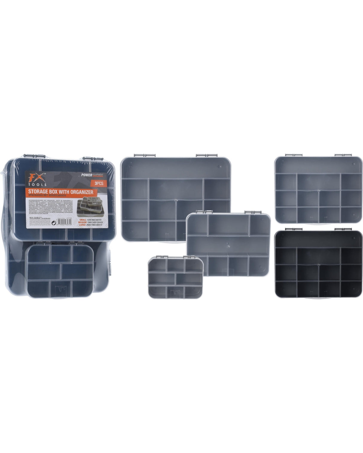 Storting bokse 3 stk